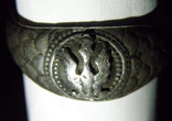 Срібний перстень з орлом, ПСВ, фото №11