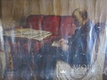Портрет В. И. Ленина. холст масло 83 x 126 cm, фото №5