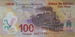 Мексика 100 песо 2010 г., фото №2