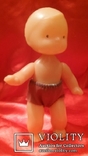 Старая пластмассовая куколка времен СССР 14 см, фото №2