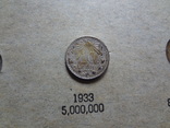 10 сентаво 1933  серебро, фото №2
