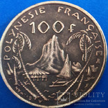 Французька полінезія 100 франків 1998 р, фото №2