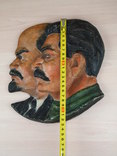 Барельеф В.И. Ленин, И.В. Сталин., фото №7