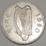 Ірландія 10 пенсів, 1980 Велика, фото №3