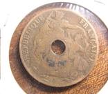 Монета Индокитай 1 цент Медь 1920  диметр 25 мм №, фото №3