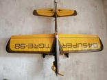 Кордовый самодельный самолёт с двигателем, фото №6