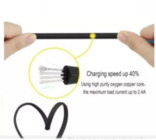 Неубиваемый армированный 3D USB шнур АЙФОН кабель iPhone 5 6 7 iPad, фото №5