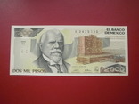 Мексика 1989 рік 2000 песос UNC., фото №3