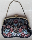 Винтажная сумочка, ручная вышивка, Чехословакия, фото №6