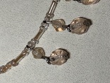 Ожерелье с розовыми бусинами из италии, фото №3