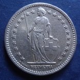 2 франка 1948  Швейцария  серебро    (В.1.5)~, фото №3
