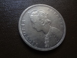  1 рупия 1892  Виктория Британская Индия  серебро    (А.6.9)~, фото №3