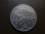  1 рупия 1892  Виктория Британская Индия  серебро    (А.6.9)~, фото №5