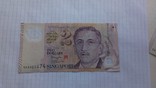 2 доллара Сингапур, пластик., фото №2