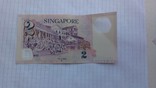 2 доллара Сингапур, пластик., фото №3