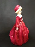 Royal Worcester.Девушка в красном платье, фото №6