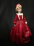 Royal Worcester.Девушка в красном платье, фото №12
