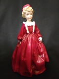 Royal Worcester.Девушка в красном платье, фото №13