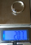 Кольцо из белого золота с сапфирами и бриллиантами, numer zdjęcia 10