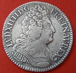 1/2 ЭКЮ,  1710 A, Франция, Людовик XIV (1643-1715), фото №2