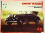 Admiral Cabriolet ICM 35471 Масштаб 1:35 с фигурами., фото №2