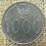 Індонезія 1000 рупій 2010 р., фото №2