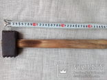 Старинный молоток (бочарда)  вес - 1кг 200гр, фото №2