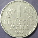1 марка ФРН 1950 D, фото №2