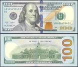 США - 100 $ долларов 2009 A - New York (B2) - UNC, Пресс, фото №2