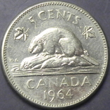5 центів Канада 1964, фото №2