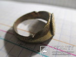 Старинный перстень-печатка с орлом и инициалами, фото №11