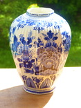 Ваза голландия - Antique 1907 De Porceleyne Fles Royal Delft Vase, фото №3