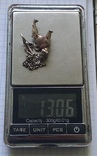 Часовая цепочка (шатлен) , серебро., фото №3