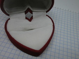 Коробочка для кольца или сережек. Сердце с ленточкой, фото №7