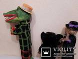 47 см. кукла  Папье-маше сказка мультфильм крокодил Гена , Чебурашка и старуха Шапокляк, фото №6