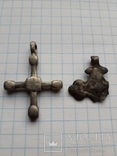 Срібний хрестик КР (3.8гр)+бонус, фото №2