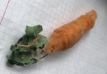 Ватная игрушка Морковь, фото №4