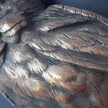 Пресс-папье мёртвая птица, бронза, Франция, середина XIX, фото №11