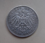 5 марок 1902 р. Саксонія. Посмертна, фото №4