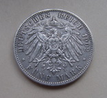 5 марок 1902 р. Саксонія. Посмертна, фото №5