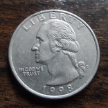 25 центов 1998  США   (Л.3.10)~, фото №3