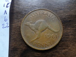 1 пенни 1961  Австралия   (Л.6.22)~, фото №4