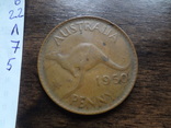 1 пенни 1950  Австралия   (Л.7.5)~, фото №3