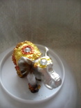 Сувенир Слон с камнями керамика, фото №4