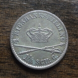 4  ригсбанкскиллинга  1841  Дания  серебро   (Л.8.12)~, фото №3