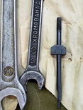 Ключи гаечные из СССР в масле в сумке, ЗИП военный ДХ, фото №8
