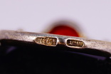 Серебряное кольцо 875 ЛЮТ, фото №5