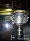 Икона на холсте виноградарь 105см на 153см с серебряной лампадой, фото №5