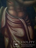 Икона на холсте виноградарь 105см на 153см с серебряной лампадой, фото №8
