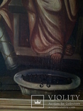 Икона на холсте виноградарь 105см на 153см с серебряной лампадой, фото №9
